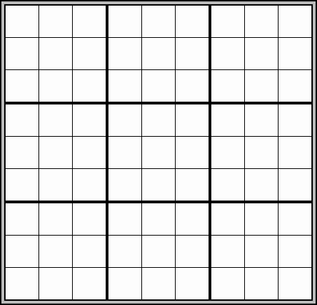  sudoku blank grid for printing out 